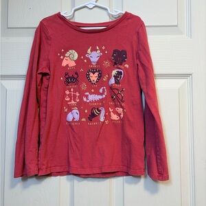 OshKosh B'gosh Red Zodiac Long Sleeve Tee
